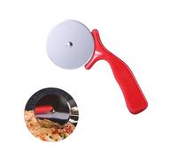 VALICLUD Ciseaux à Pizza en Acier Inoxydable Rouge, Coupe-pâte Facile à Nettoyer et Résistant aux Températures Élevées, pour Hôtel et Fête