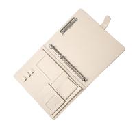 VALICLUD Classeur en Cuir Pu Marron pour Documents A4 Plusieurs Compartiments et Porte-stylo Flexible, Accessoire Bureau pour Organiser et Ranger Efficacement
