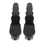 VALICLUD Clé à Valve Pneumatique et Entretien Quotidien 2pcs Noire en Plastique pour Réparation de Bateaux Gonflables Lors D'aventures en Plein Air