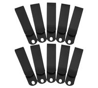 VALICLUD Clips de Ceinture à Ressort en Métal Lot de 10, Fermoir à Boucle pour Étui en Cuir, Crochet Porte-Téléphone pour Ceinture de Travail, Accessoires pour Téléphones Portables