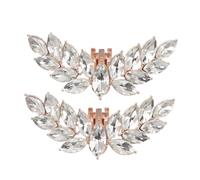 VALICLUD Clips De Chaussures Aile Avec Cristaux Bijoux Décoratifs Pour Talons Hauts Ballerines Et Sandales Pour Mariage Et Fêtes