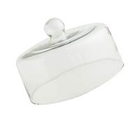 VALICLUD Cloche Alimentaire Verre Transparent avec Couvercle Poussière Couverture Alimentaire Étanche pour Gâteau Fruits et Conservation pour Cuisine et Pique