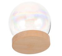 VALICLUD Cloche Verre avec Base Transparent pour Décoration et DIY Support Compact pour Figurines et