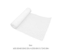 VALICLUD Clôture de Jardin en Plastique Blanche 04X3 M Filet de Protection Multi-Usages Barrière Décorative Résistante pour Pelouse Animaux et Bordures de Terrain