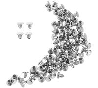 VALICLUD Clous pour Pneus Hiver en Alliage D'aluminium Argenté, 100pcs pour Suv et Camion, Offrant Stabilité et Adhérence sur Terrains Difficiles et Conditions Extrêmes