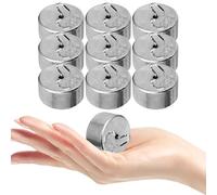 VALICLUD Code du Crochet Métallique Portable en Métal Argenté, Léger et Pratique, 1 Set de 10 Pièces pour Expérience de Mécanique et Éducation Scientifique