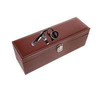 VALICLUD Coffret à Vin Portable PU Boîte de Rangement pour Bouteille de Vin pour Dîners pour Offrir Décorer Votre
