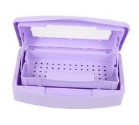 VALICLUD Coffret De Nettoyage Pour Outils à Ongles Plateau Pour Coupe-ongles Étui De Rangement Pour Outils De Manucure Organisateur Compact Pour Salon De Nail Art