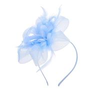 VALICLUD Coiffe À Pinces À Cheveux Style Années 1920 Pour Femme Accessoire Pour Cheveux De Mariage En Maille Bleu Ciel