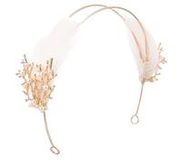 VALICLUD coiffe de de mariée hair charms hair toppers bandeaux femmes casque de mariée accessoire cheveux bandeaux à pour femmes accessoires pour cheveux filles Métal blanche