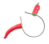 VALICLUD Coiffe De Fête Serrage-tête Amusante Taille Unique Foam Piment Pour Adultes Accessoire Coiffure Fête Cosplay