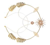 VALICLUD Coiffe Halo Femme 1 Pièce Couronne Baroque Serrage-Tête Événementiel Accessoires de Mode pour Fêtes et Performances Design et Confortable