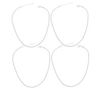 VALICLUD Collier Clavicule Scintillant 4 Pièces : Collier Simple En Pour Femme, Minimaliste Et Brillant Pour Bal De