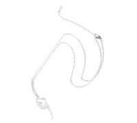 VALICLUD Collier Gymnaste Acier Inoxydable pour Hommes Pendentif Sport Résistant Ornement Décoratif Unisexe pour Cadeau ou Accessoire Quotidien