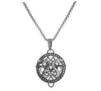 VALICLUD Collier Homme Inoxydable Viking Dragon Ajouré Pendentif Masculin Style Punk Mode Cadeau