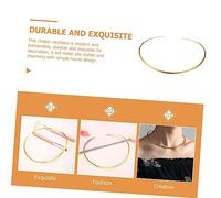 VALICLUD Collier Ras Cou Doré pour Femme Collier Tour de Cou Rond Minimaliste Inoxydable Accessoire de Mode pour et Cosplay