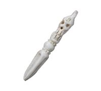 VALICLUD Collier Vajra collier pour homme bijoux pendentif bijoux spirituels de prière os de boeuf