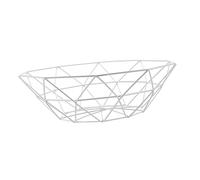 VALICLUD Corbeille à Fruits Multifonction Panier Égouttoir et Plateau de Rangement pour Fruits Légumes Petit Modèle Blanc Accessoire Pratique pour Cuisine et Maison