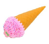 VALICLUD Cornet de Glace Simulé, Accessoire de Cornet de Glace Réaliste en PVC, Rose, Aspect Réaliste, Résistant la Décoloration, Décoration Vitrine pour Salon de Thé et Boutique
