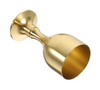 VALICLUD Coupe en Laiton Vintage Gobelet à Pied Décoratif Multifonction Accessoire Maison pour Temples et Salons de Thé Coupe d'Offrande Résistante à L'Usure
