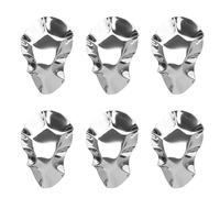 VALICLUD Coupelles à Huîtres Acier Inoxydable 6 Pièces Bols pour Sauce Soja Cuisine Professionnelle et Barbecue