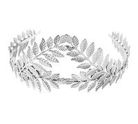 VALICLUD Couronne De Bandeau De Feuille Pour La Mariée Bande De Cheveux Bandeaux Bannière Dieux Demoiselle D'Honneur Fille Mariée À Être Décorations Charme Mariée Mer Vert Fête