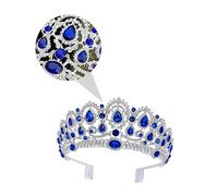 VALICLUD Couronne de Cristal Diadème Élégant Accessoire de Mariage et Fête