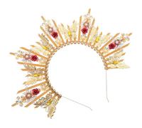 VALICLUD Couronne de Déesse Femme Légère et Confortable Accessoire de Mariage Serre-tête Bijou Tête Mariage pour Cosplay et Fêtes