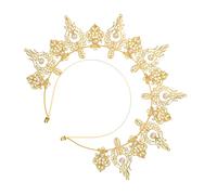 VALICLUD Couronne De Mariage Dorées De Déesse Pour Festivals Et Événements Élégants Accessoire De Coiffure
