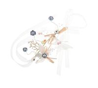 VALICLUD Couronne De Poignet Corsage De Poignet Fleur De Poignet De Mariage Bracelet Fleur Au Poignet Décor De Poignet De Mariage Poignet De Fleur De Bal Bracelet Fleuri Sky-blue En Tissu