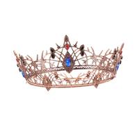 VALICLUD Couronne de Reine Rétro pour Mariages Bals et Spectacles Coiffe Médiévale Baroque pour Femmes