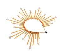 VALICLUD Couronne De Soleil Spiked Headband Pour Femme Accessoire De Coiffure De Déesse Pour Festivals Et Cosplay Élégant Diadème De Costume Pour Événements Thématiques