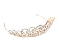 VALICLUD couronne de strass filles mariées moi pour bal de reconstitution historique dame être Couronne de mariage Couronne de femmes casque de la couronne alliage