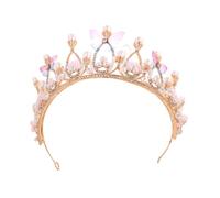 VALICLUD Couronne Garçon Fille Confortable Perles Serre-tête Charmant pour Anniversaire et Fête Accessoire Doux et Léger pour Cosplay et Décoration