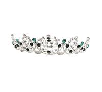 VALICLUD Couronne Mariage Femme Design Unique Pour Accessoire De Mode Coiffe De Mariée Et Photo Accessoires Argent Et Vert