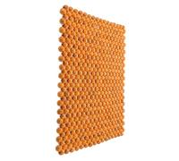 VALICLUD Coussin de Siège Auto à Perles de Bois Khaki 44x44cm, et Massant pour Voiture et Bureau, Design Élégant et Respirant pour L'