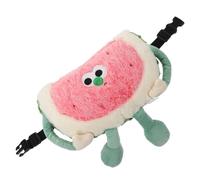 VALICLUD Coussin De Tête Voiture Peluche Mignon Pastèque Support Cervical Confortable pour Siège Auto Accessoires Kawaii pour Intérieur De Voiture