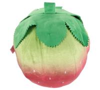 VALICLUD Coussin Fraise Peluche Fruit Doux, Soutien Léger, Décoration | Housse Lavable Amovible, Garnissage PP Coton Polyester, Forme Fruitée, Style Ludique, Toucher Très Doux