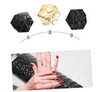 VALICLUD Coussin Repose-Main de Cœur pour Nail de 2 Support de Manucure Élévé Tissu Souple pour Salons et Domicile