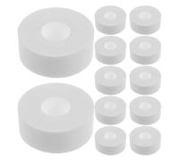 VALICLUD Coussinets Anti-transpiration pour Cols de Chemise 2,5 Cm X 5 M, Ruban Adhésif Auto-adhésif Blanc, 12 Rouleaux Découpe Diy, Protège-col Invisible Absorbant la Transpiration, Usage