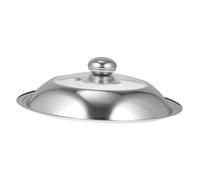 VALICLUD Couvercle Inoxydable pour Casserole et Wok avec Joint Étanche Protection Éclaboussures Facile à Nettoyer Adapté Cuisine Maison et Restauration