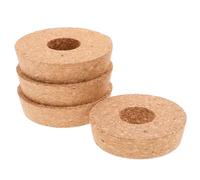 VALICLUD Couvercles Creux en Bois pour Jardinière Hydroponique 4 Pcs Bouchons Perforés 3 CM Compatibles Vases en Verre 85 CM Accessoires Micro-Paysages pour Décoration Bureau et Maison