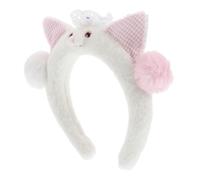 VALICLUD Couvre-chef Oreilles De Chat -tête Ours Accessoires De Costume De Chat Bandeau Oreilles De Lapin Bandeau D'anniversaire Bandeaux Pour Tout-petits Blanche Plastique