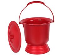 VALICLUD Crachoir Mariage Rouge Seau Urinal Couvercle Pot de Chambre à Urine Plastique Solide Grosse Taille pour Garçon et Filles Adultes Usage Domestique Nettoyage Facile Accessoires Mariage