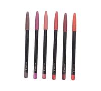 VALICLUD Crayon à Mat Waterproof 6Pcs Crayon Contour des Accessoires Maquillage Rétention Longue Durée pour Anniversaire Saint-Valentin