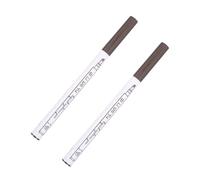 VALICLUD Crayon à Sourcils Liquide Waterproof 2pcs Tête Microfourchette en Plastique, Effet Naturel, pour Maquillage Professionnel et Débutants
