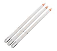 VALICLUD Crayon Blanc Yeux 3pcs, Eyeliner Waterproof et Non Décolorant, Cire D'abeille, pour Maquillage Sourcils et Ombre à Paupières
