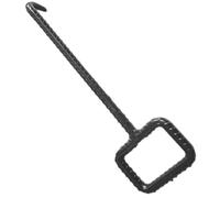 VALICLUD Crochet de Acier Robuste pour Couvercle de Regard et Porte Enroulable Poignée Creuse Ergonomique Outil Multifonction pour des Regards et Portes Roulantes Usage Extérieur et