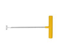 VALICLUD Crochet de Levage en Acier Inoxydable Poignée en T 28 MM Outil Robuste pour Soulever et Retirer Plaques d'Égout Couvercles de Regards Pluviaux Levier Industriel pour