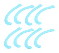 VALICLUD Crochets Pour Cordon D'oreille De Masque En Silicone Bleu Semi-transparent, Lot De 4 Paires, Accessoires Antistress Anti-, Usage Quotidien Extérieur